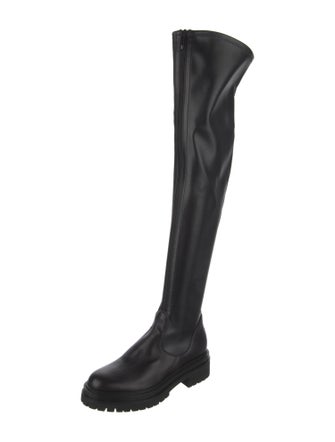 Gianvito Rossi Leather Sock Boots