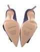 Gianvito Rossi Satin Bow Accents Pumps