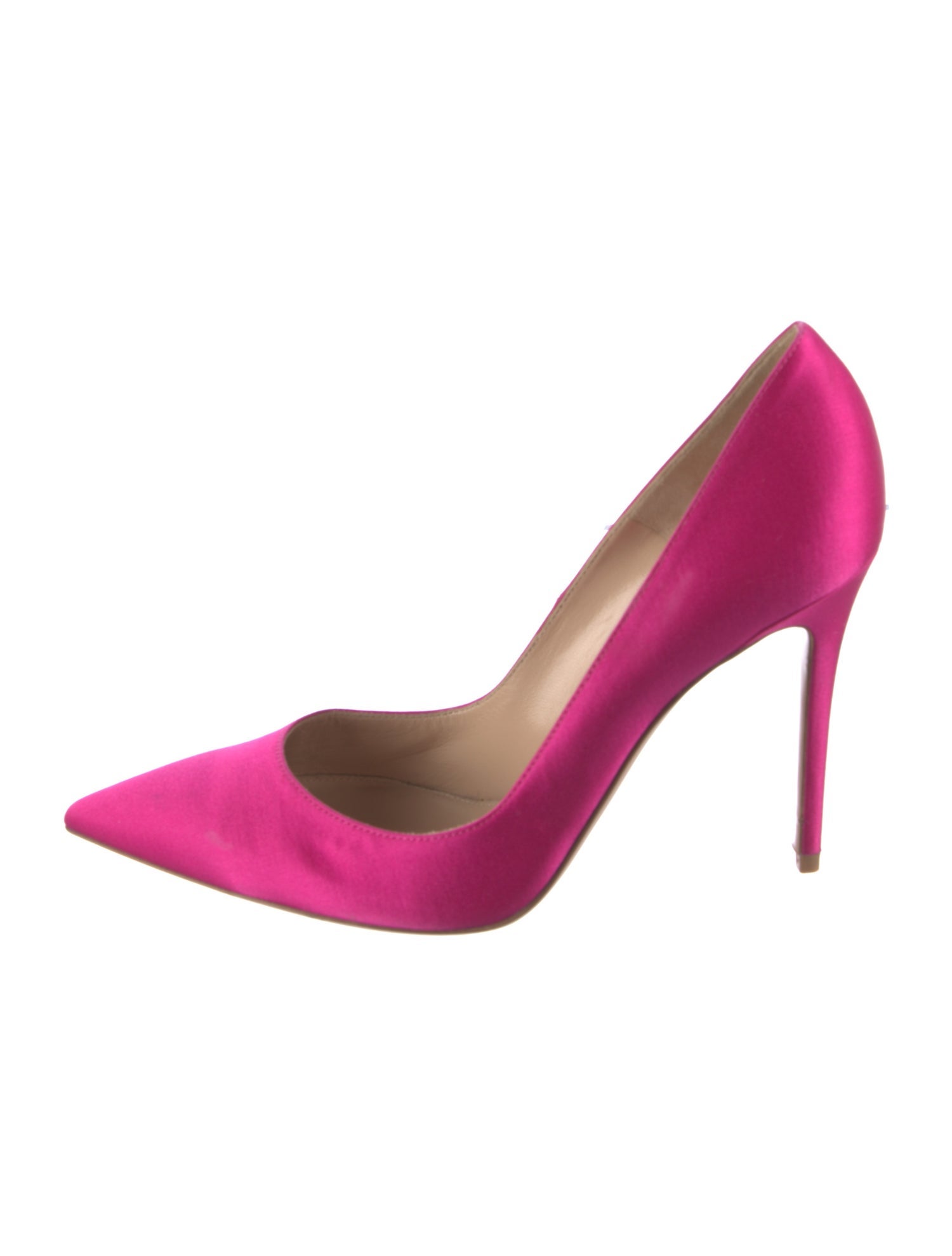 Gianvito Rossi Satin Pumps Pink Pumps, Shoes GIT88341 The RealReal