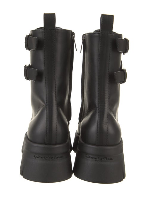 Gianvito Rossi Leather Combat Boots