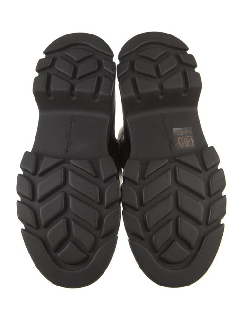 Gianvito Rossi Leather Combat Boots