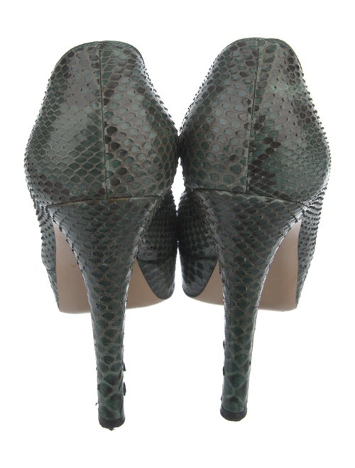 Gianvito Rossi Leather Animal Print Pumps