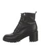 Gianvito Rossi Leather Combat Boots