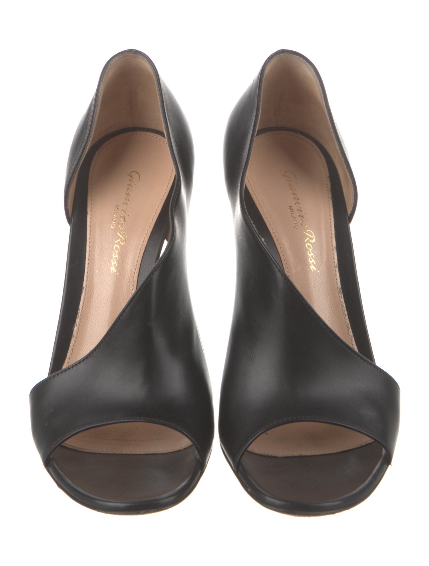 Gianvito Rossi Leather Animal Print Sandals