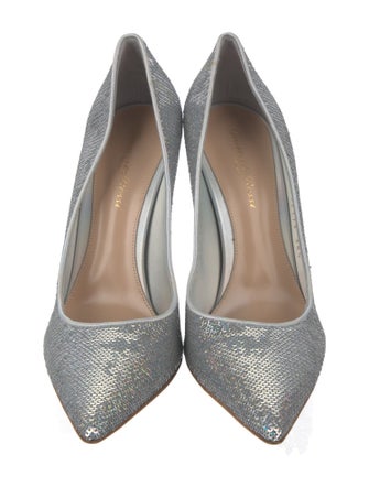 Gianvito Rossi Sequins Printed Pumps