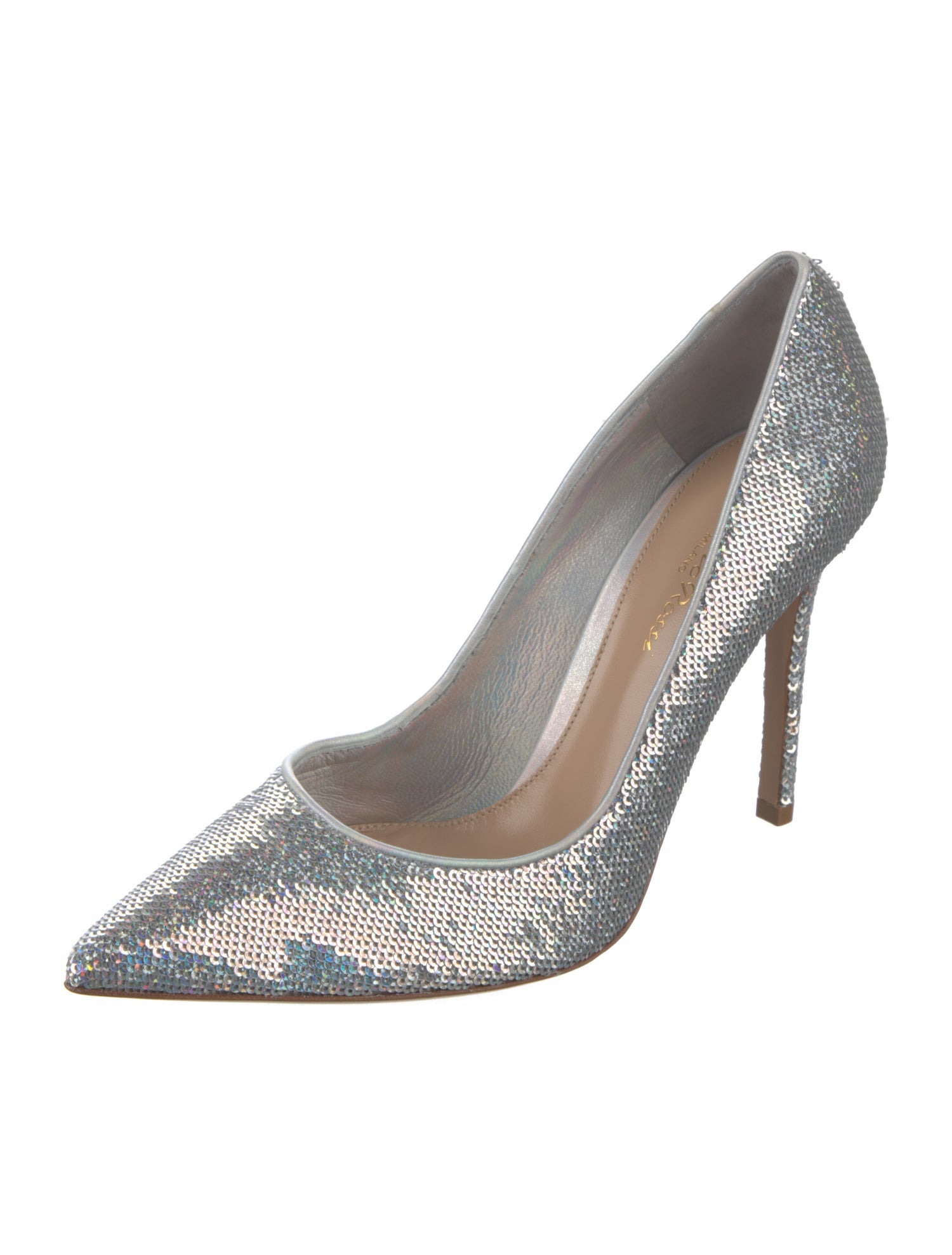 Gianvito Rossi Sequins Printed Pumps