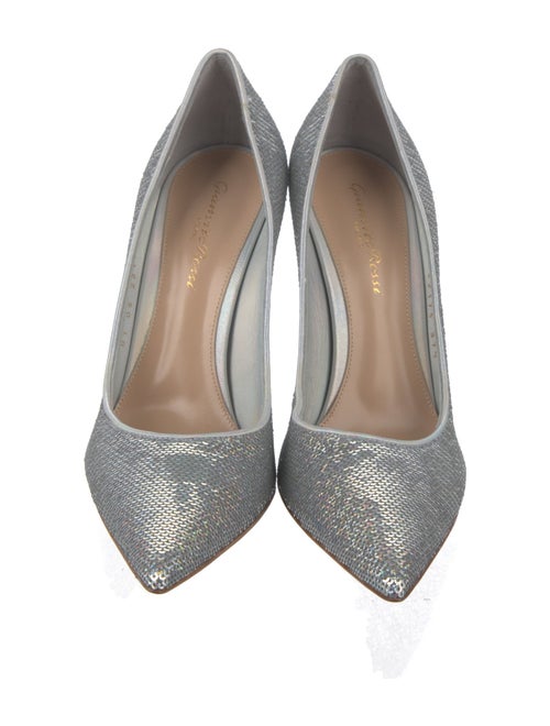 Gianvito Rossi Sequins Printed Pumps