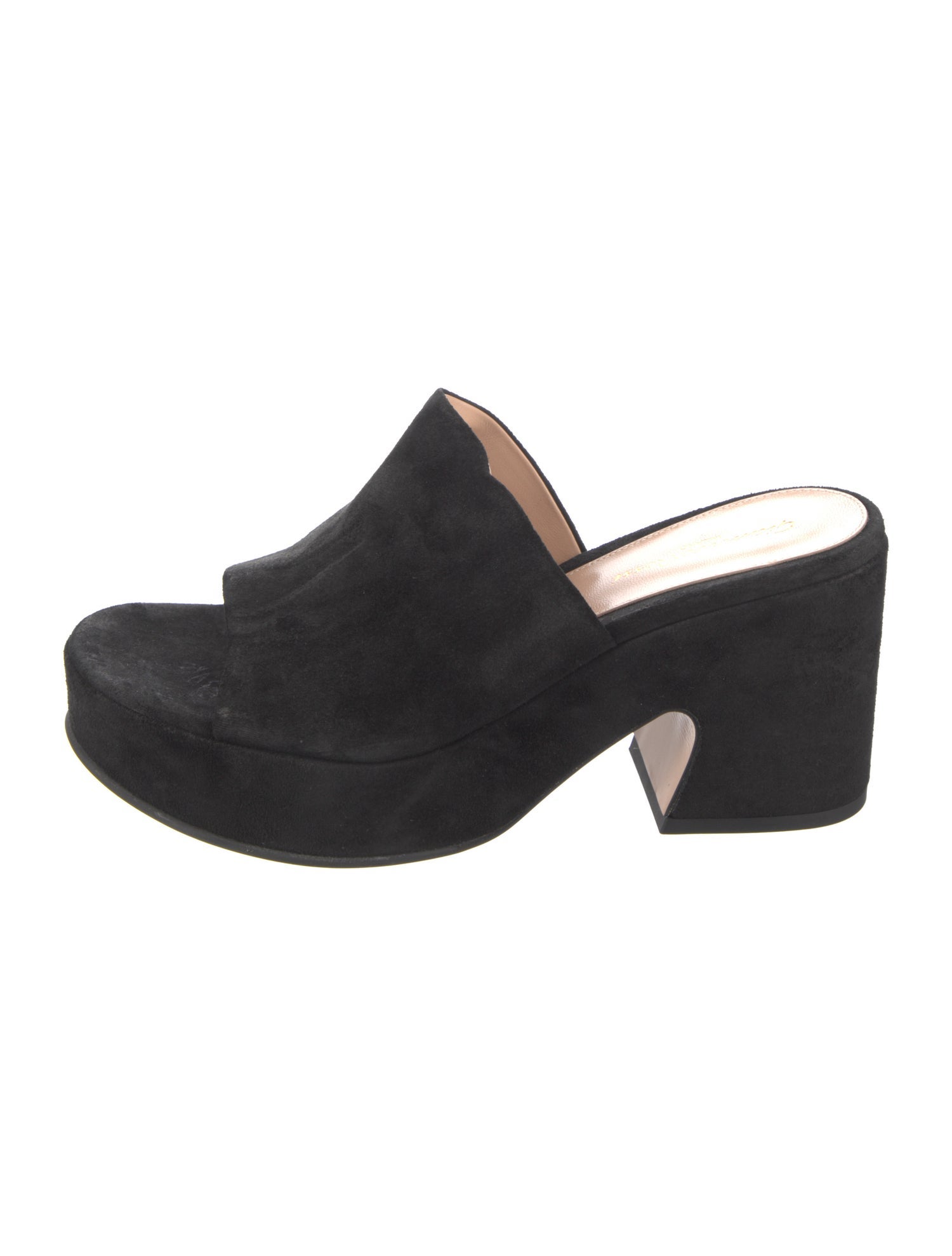 Gianvito Rossi Suede Slides