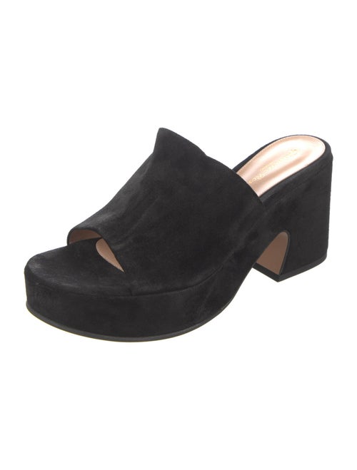 Gianvito Rossi Suede Slides