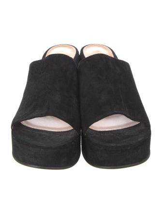 Gianvito Rossi Suede Slides