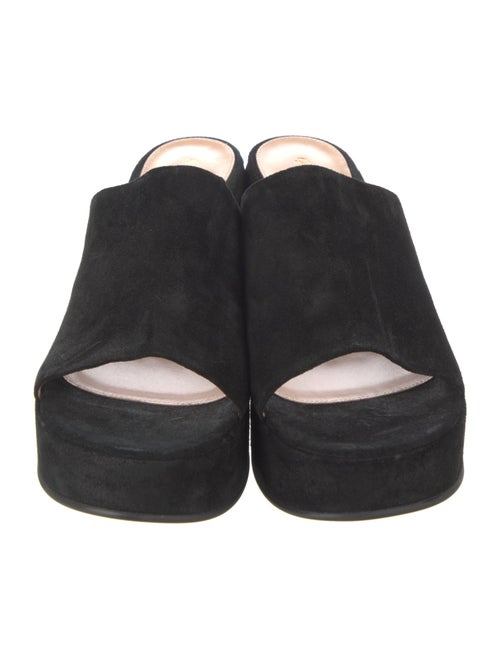 Gianvito Rossi Suede Slides