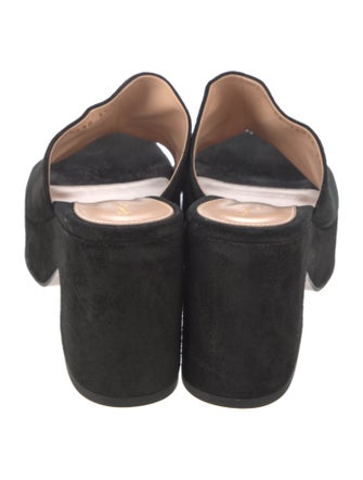 Gianvito Rossi Suede Slides