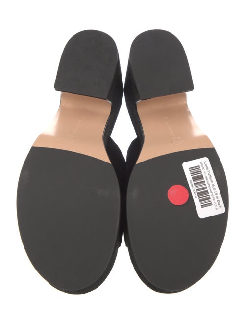 Gianvito Rossi Suede Slides