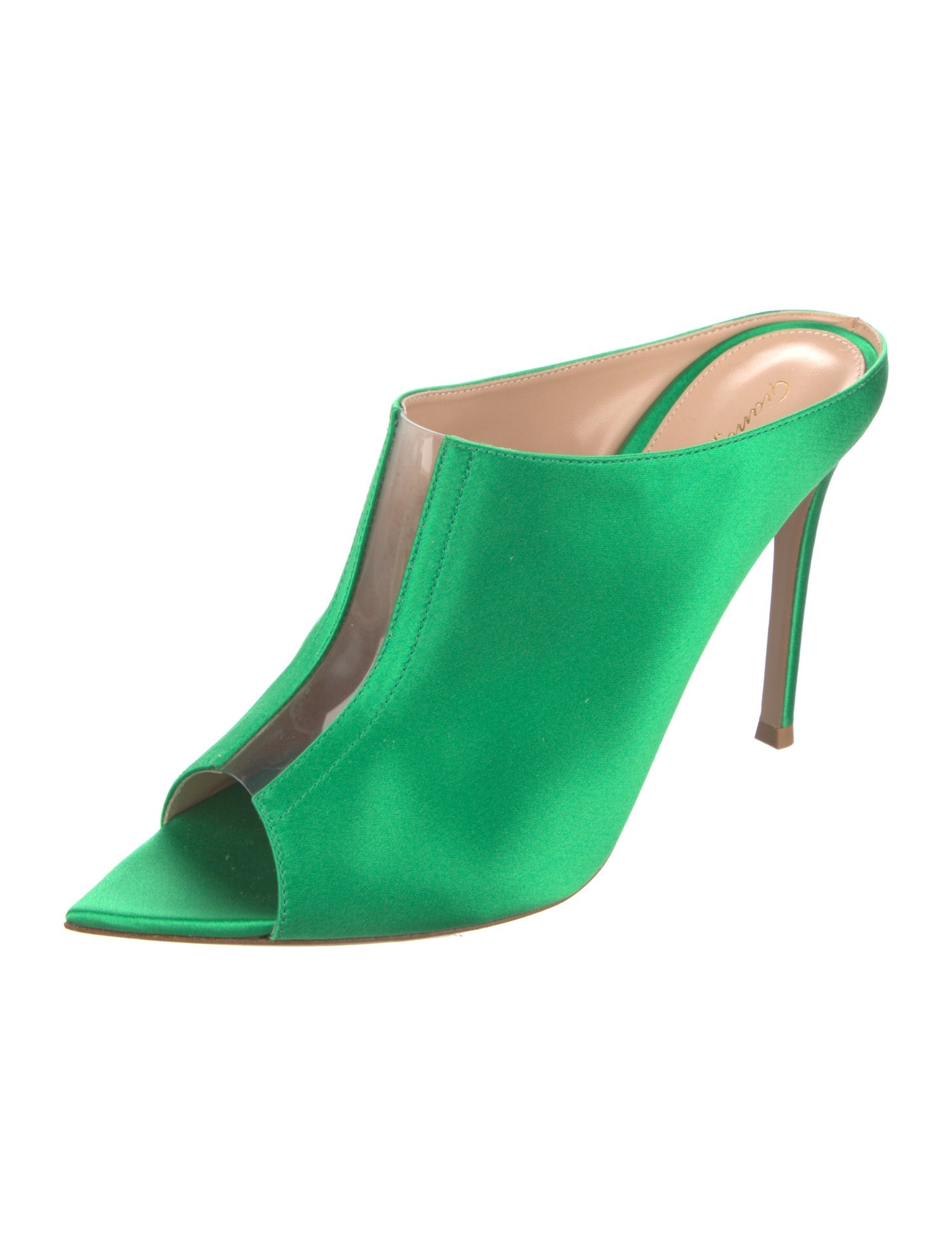 Gianvito Rossi Satin Mules