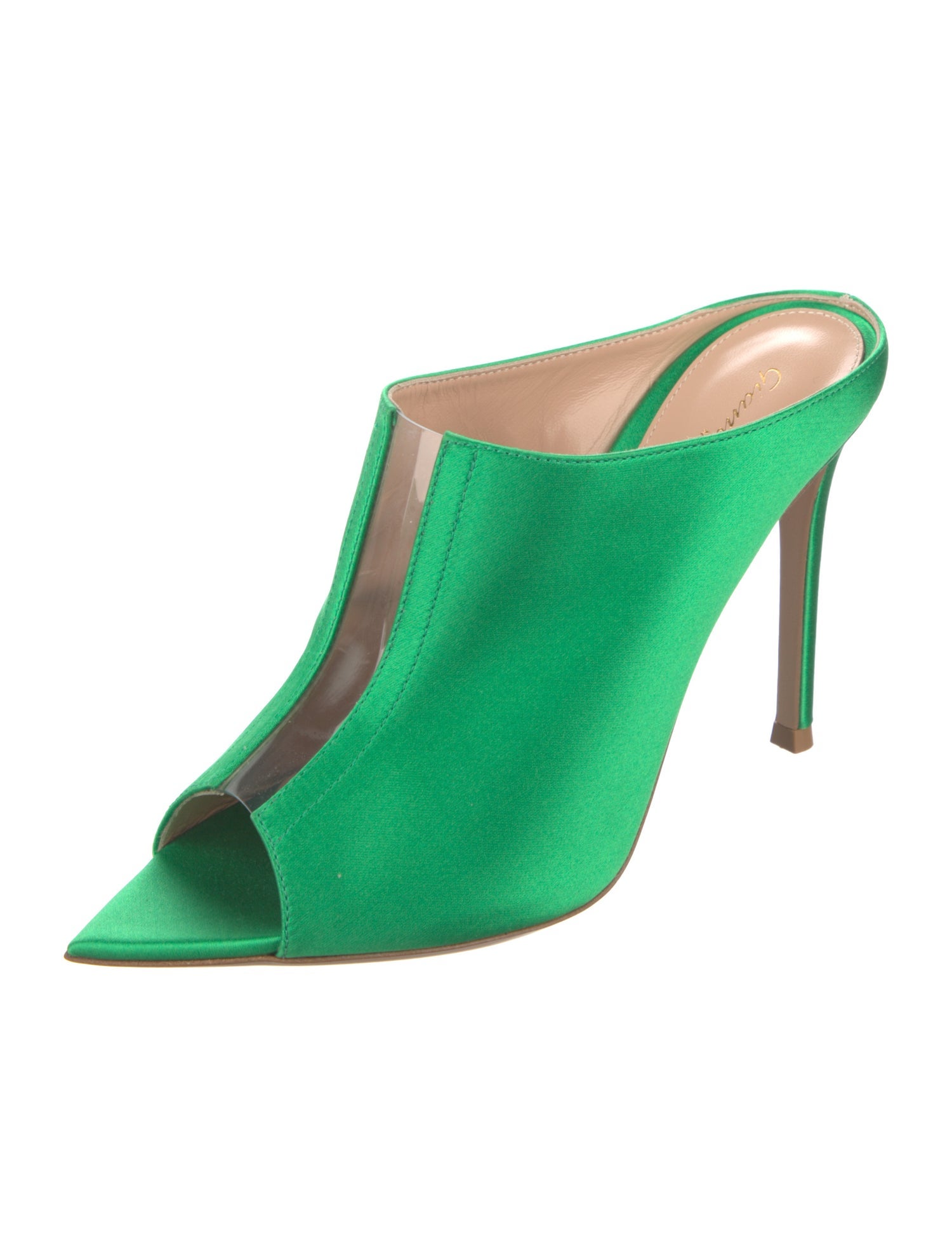 Gianvito Rossi Satin Mules