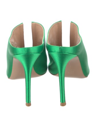 Gianvito Rossi Satin Mules