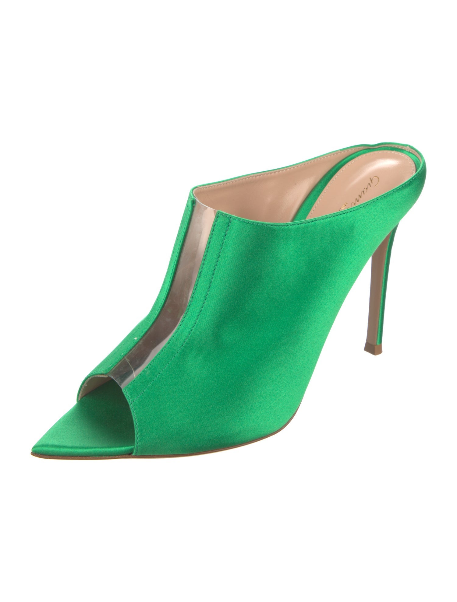 Gianvito Rossi Satin Mules