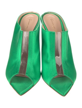 Gianvito Rossi Satin Mules