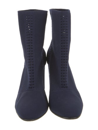Gianvito Rossi Lace Trim Embellishment Sock Boots