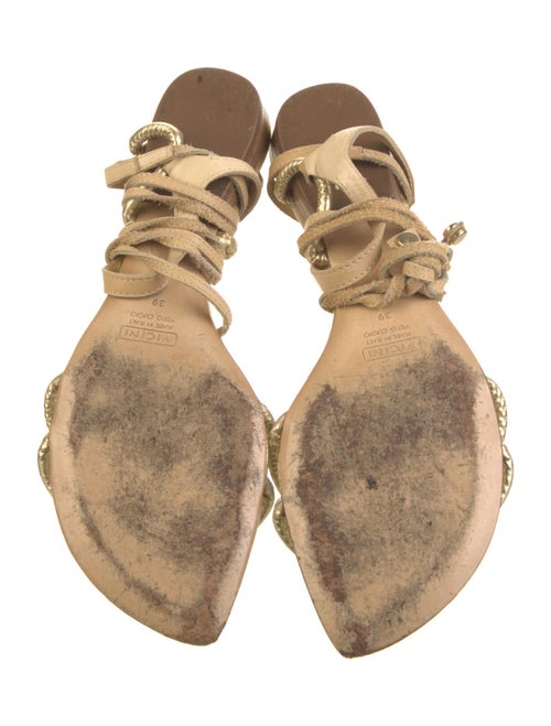 Giuseppe Zanotti Leather Gladiator Sandals