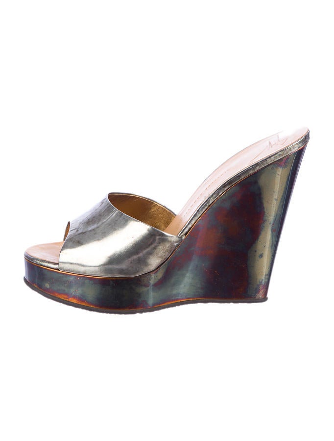 Giuseppe Zanotti Oil Slick Wedges