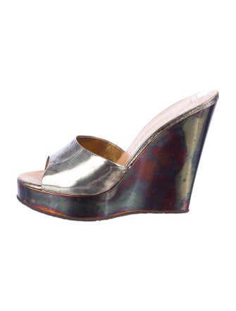 Giuseppe Zanotti Oil Slick Wedges