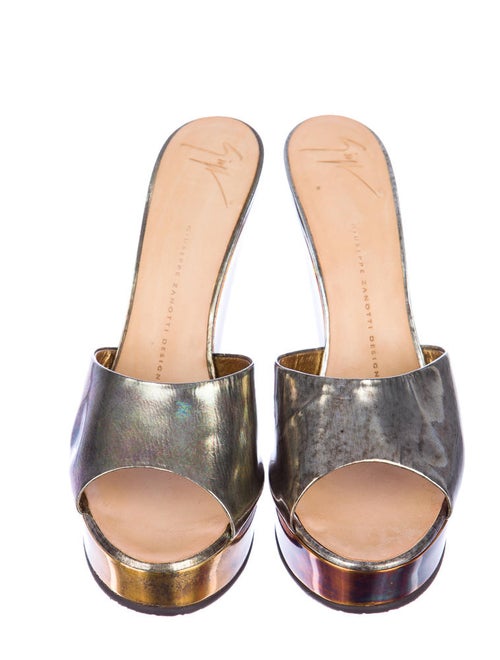 Giuseppe Zanotti Oil Slick Wedges