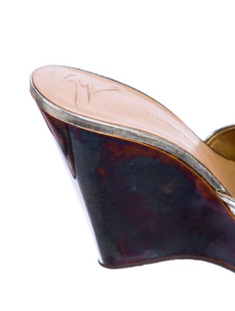 Giuseppe Zanotti Oil Slick Wedges