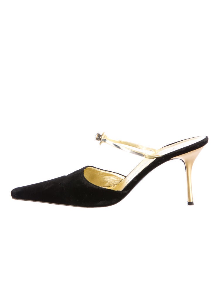 Giuseppe Zanotti Velvet Mules