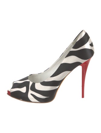 Giuseppe Zanotti Nylon Colorblock Pattern Pumps