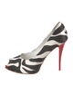 Giuseppe Zanotti Nylon Colorblock Pattern Pumps