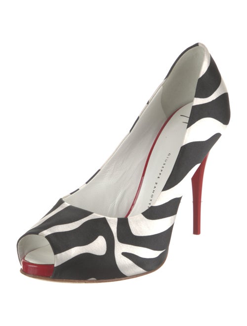 Giuseppe Zanotti Nylon Colorblock Pattern Pumps