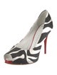 Giuseppe Zanotti Nylon Colorblock Pattern Pumps