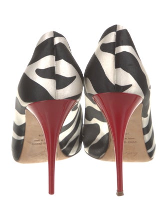 Giuseppe Zanotti Nylon Colorblock Pattern Pumps
