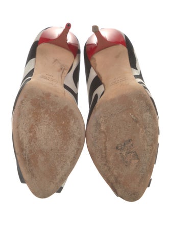 Giuseppe Zanotti Nylon Colorblock Pattern Pumps