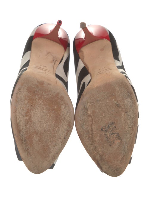 Giuseppe Zanotti Nylon Colorblock Pattern Pumps