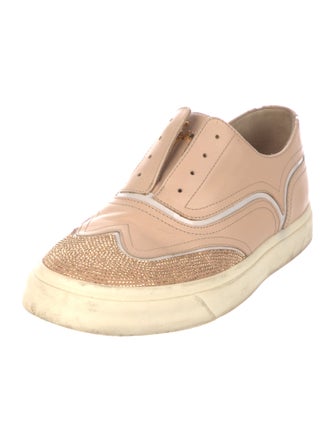 Giuseppe Zanotti Leather Studded Accents Sneakers