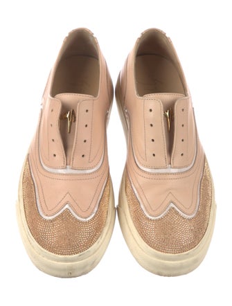 Giuseppe Zanotti Leather Studded Accents Sneakers