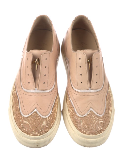 Giuseppe Zanotti Leather Studded Accents Sneakers