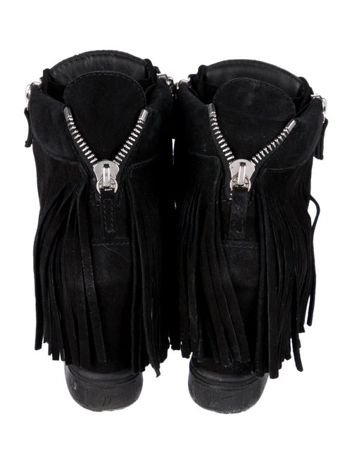 Giuseppe Zanotti Suede Printed Wedge Sneakers