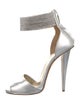 Giuseppe Zanotti Suede Crystal Embellishments Sandals
