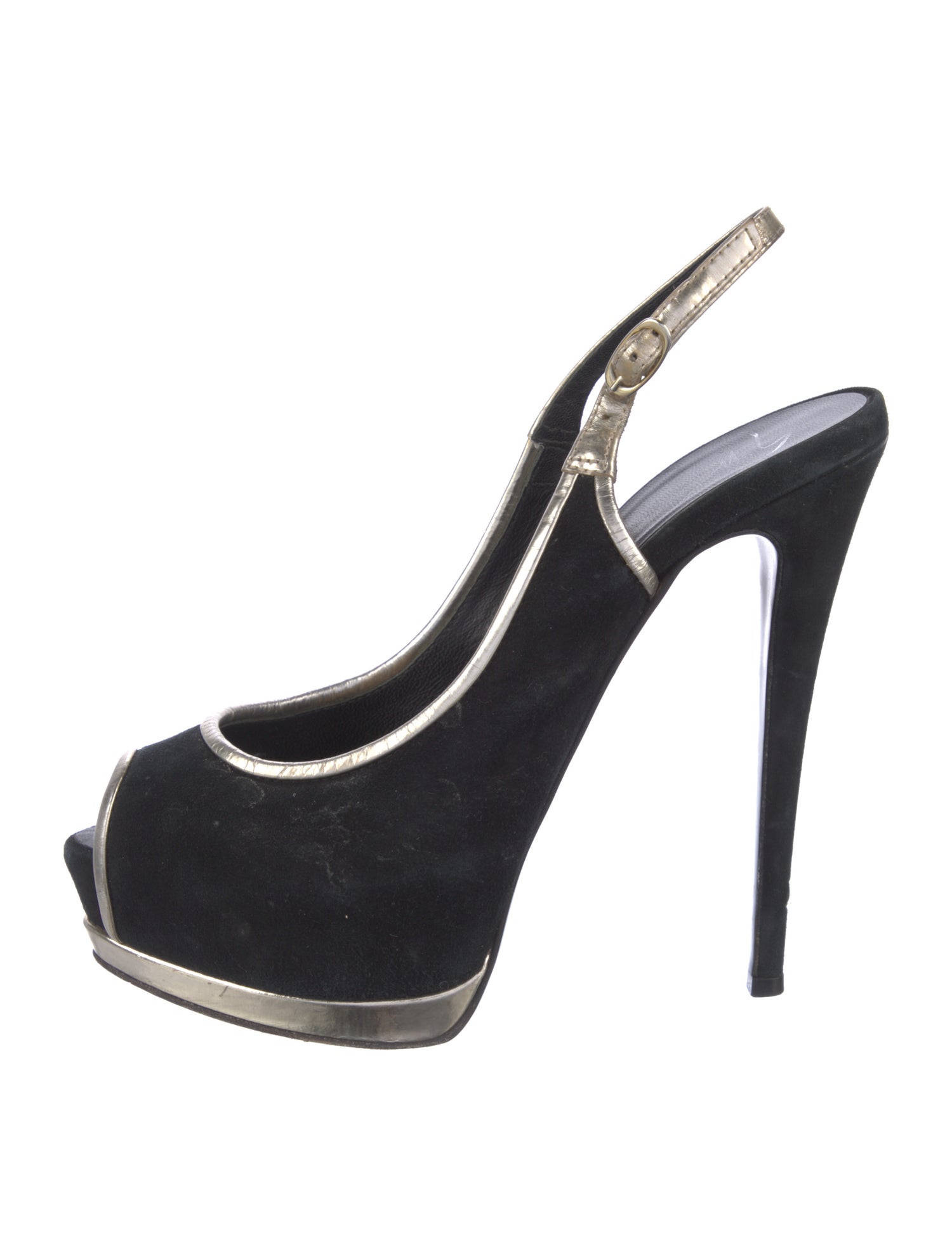 Giuseppe Zanotti Suede Slingback Pumps