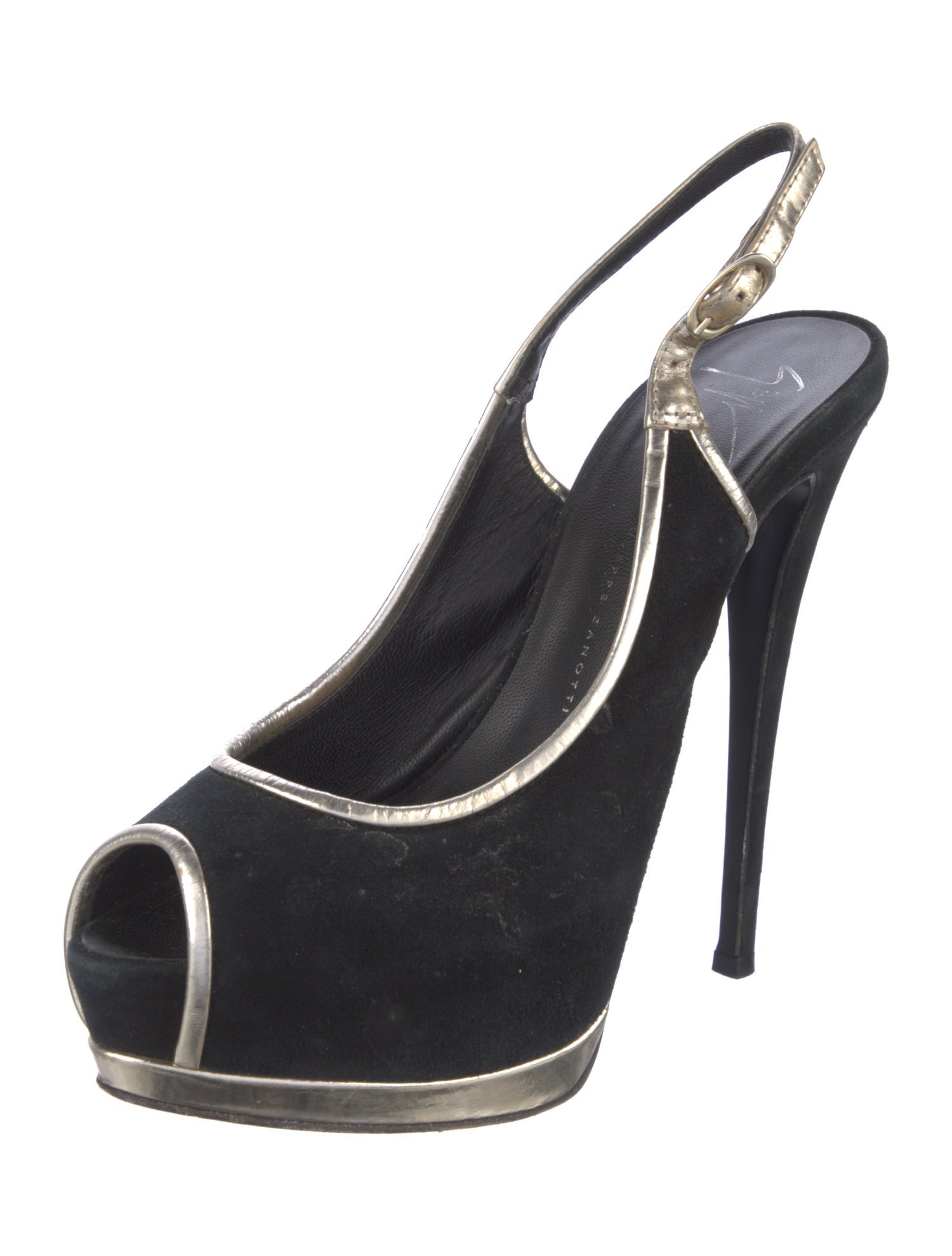 Giuseppe Zanotti Suede Slingback Pumps