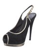 Giuseppe Zanotti Suede Slingback Pumps