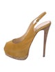 Giuseppe Zanotti Suede Slingback Pumps