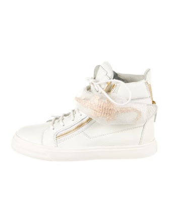 Giuseppe Zanotti Leather Wedge Sneakers