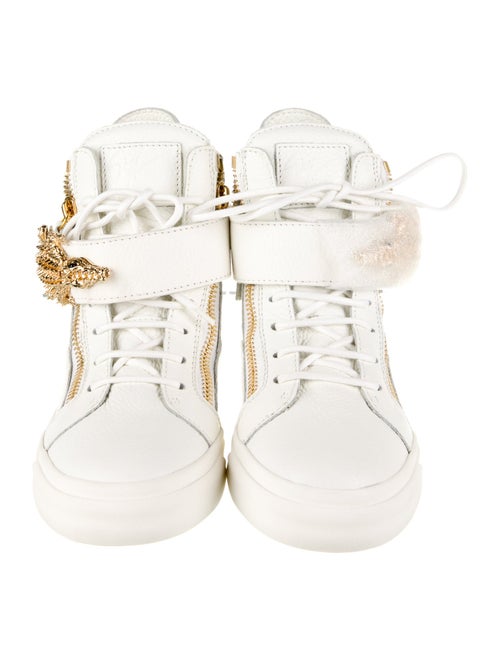 Giuseppe Zanotti Leather Wedge Sneakers