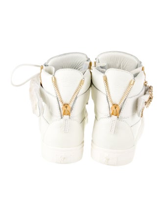Giuseppe Zanotti Leather Wedge Sneakers