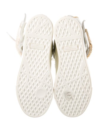 Giuseppe Zanotti Leather Wedge Sneakers