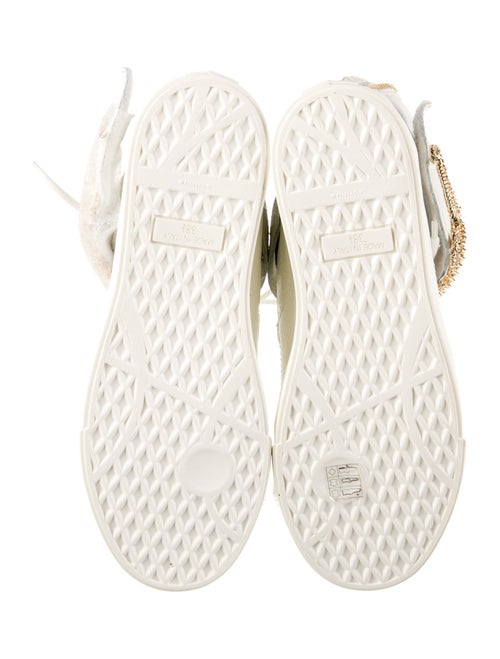 Giuseppe Zanotti Leather Wedge Sneakers